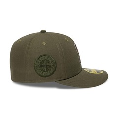 Bone New Era 59FIFTY Low Profile MLB Seattle Mariners New Era Masculino - Foto 6