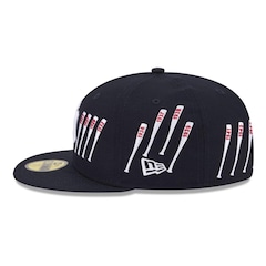 Bone New Era 59FIFTY New York Yankees Spike Lee Bats New Era Masculino - Foto 5