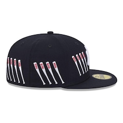 Bone New Era 59FIFTY New York Yankees Spike Lee Bats New Era Masculino - Foto 6