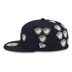 Boné New Era 59FIFTY New York Yankees Spike Lee Gloves Wool New Era Masculino - Foto 5