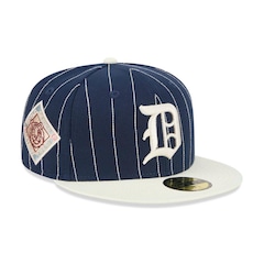 Bone New Era 59FIFTY Detroit Tigers MLB Stripes New Era Masculino - Foto 3