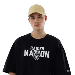 Camiseta New Era Regular NFL Las Vegas Raiders New Era Masculina - Foto 5