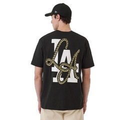 Camiseta New Era Regular Los Angeles Dodgers Masculina - Foto 4