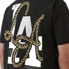 Camiseta New Era Regular Los Angeles Dodgers Masculina - Foto 6