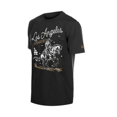 Camiseta New Era Regular Los Angeles Dodgers Masculina - Foto 7