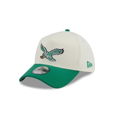 Bone New Era 39THIRTY A-Frame Philadelphia Eagles Masculino - Foto 1