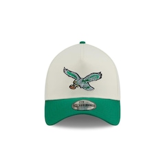 Bone New Era 39THIRTY A-Frame Philadelphia Eagles Masculino - Foto 2