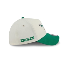 Bone New Era 39THIRTY A-Frame Philadelphia Eagles Masculino - Foto 6