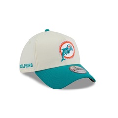 Bone New Era 39THIRTY A-Frame Miami Dolphins New Era Masculino - Foto 3