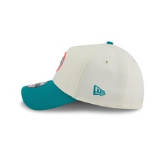 Bone New Era 39THIRTY A-Frame Miami Dolphins New Era Masculino - Foto 5