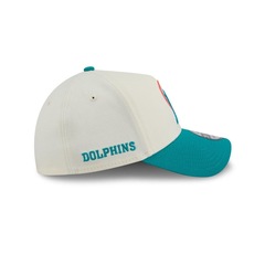 Bone New Era 39THIRTY A-Frame Miami Dolphins New Era Masculino - Foto 6