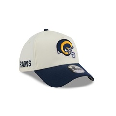 Bone New Era 39THIRTY A-Frame Los Angeles Rams Masculino - Foto 3