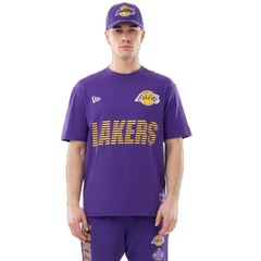 Camiseta New Era Regular Los Angeles Lakers Masculina - Foto 2