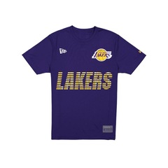 Camiseta New Era Regular Los Angeles Lakers Masculina - Foto 6