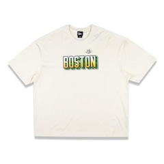 Camiseta New Era Oversize Boston Celtics NBA Masculina - Foto 1