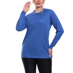 Camiseta ML Dry Lisa Proteção Solar Treino Feminina - Foto 3