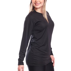 Kit 7 Camisetas Manga Longa Dry Lisa Treino Feminina - Foto 5