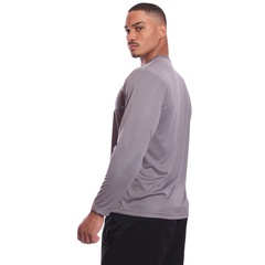 Kit 2 Camisetas Manga Longa Dry Lisa Treino Masculino - Foto 3