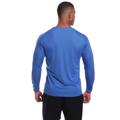 Kit 2 Camisetas Manga Longa Dry Lisa Treino Masculino - Foto 3