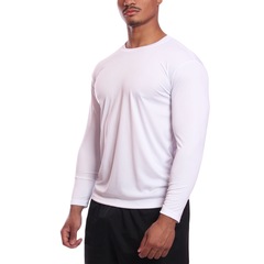 Kit 7 Camisetas Manga Longa Dry Lisa Treino Masculino - Foto 3