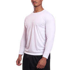 Camiseta Manga Longa Dry Lisa Treino Praia Masculino - Foto 2