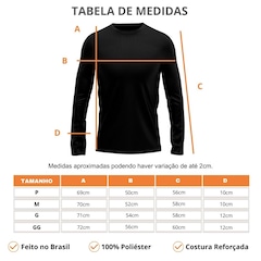 Camiseta Manga Longa Dry Lisa Treino Praia Masculino - Foto 6