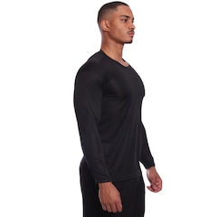 Camiseta Manga Longa Dry Lisa Treino Praia Masculino - Foto 4