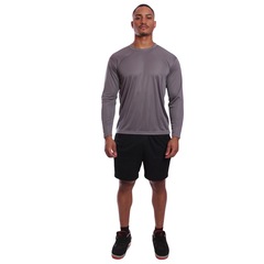 Camiseta Manga Longa Dry Lisa Treino Praia Masculino - Foto 2