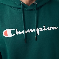 Blusão de Moletom Champion Hoodie Athletic Night Green - Masculina - Foto 3