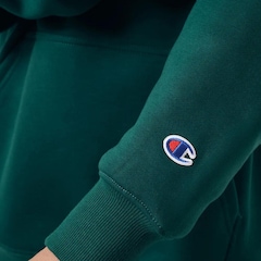 Blusão de Moletom Champion Hoodie Athletic Night Green - Masculina - Foto 4