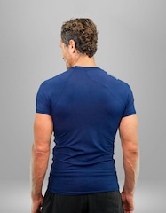 Camiseta Manga Curta Rashguards Venum Flow Navy - Masculina - Foto 3