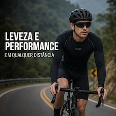 Camiseta Manga longa segunda pele Free Force peluciada - Masculina - Foto 5