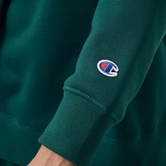 Blusão de Moletom Champion Crewneck Athletic Night Green - Masculina - Foto 4