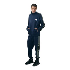 Agasalho Champion  C Tape Mini Script Logo Athletic Active - Masculina - Foto 1