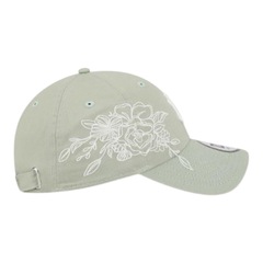 Boné Adulto New Era Stitched Flowers New York Yankees Aba Curva - Foto 2