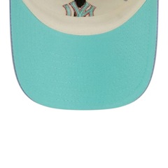 Boné Adulto New Era Lavender Flowers New York Yankees Aba Curva - Foto 4