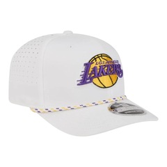 Boné Adulto New Era 970ss Sport Los Angeles Lakers Aba Curva - Foto 3