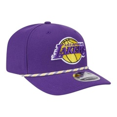 Boné Adulto New Era 970ss Multi Rope Los Angeles Lakers Aba Curva - Foto 3