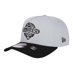 Boné Adulto New Era 940A-Frame Las Vegas Raiders Snow Aba Curva - Foto 1