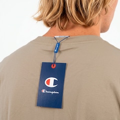 Camiseta Champion Logo Script INK | Dark Khaki - Masculina - Foto 5