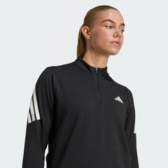 Top com Zíper meia Altura adidas adi365 Iconic Running Feminino - Foto 6