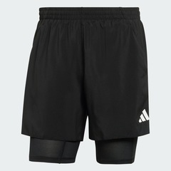 Short 2em1 adidas Adi365 Running Iconic Formotion 5 Bolsos Masculino - Foto 2