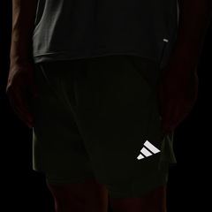 Short 2em1 adidas Adi365 Running Iconic Formotion 5 Bolsos Masculino - Foto 7