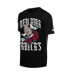 Camiseta New Era Regular New York Knicks Masculina - Foto 2