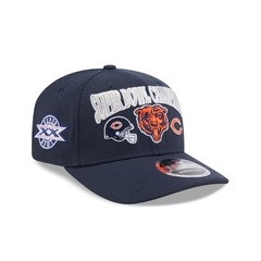 Boné New Era 9SEVENTY Strech Snap Chicago Bears NFL Masculino - Foto 3