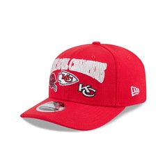 Boné New Era 9SEVENTY Stretch Snap Kansas City Chiefs Masculino - Foto 1