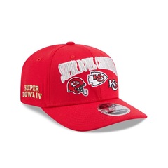 Boné New Era 9SEVENTY Stretch Snap Kansas City Chiefs Masculino - Foto 3