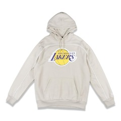 Blusão de Moletom New Era Canguru Fechado Los Angeles Lakers NBA Masculino - Foto 1