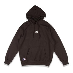 Blusão de Moletom New Era Canguru Fechado New York Yankees MLB Masculino - Foto 1