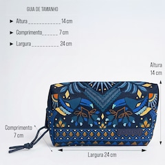 Bolsa Necessaire Farm Ora Bolas P Lenço Magia Original - Foto 5